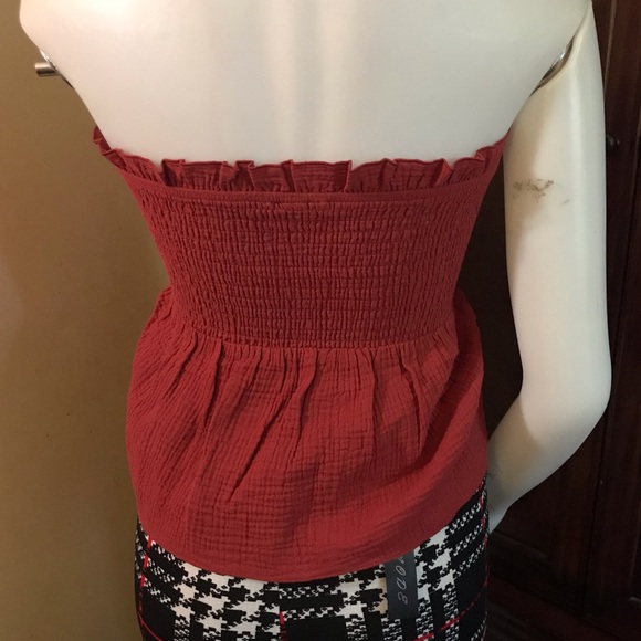 🆕 Sky and Sparrow Red Tube Top-Small - Picture 2 of 7